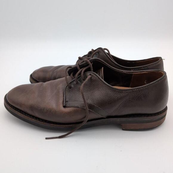 Allen Edmonds Shoes Mens 8.5 Brown Feather Welt Leather Dress Derby Extralight